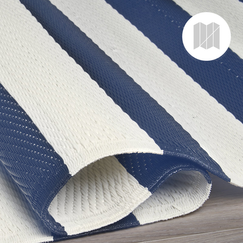 Breakwater Bay Outdoor Rug Recycled Plastic Straw Waterproof Patio